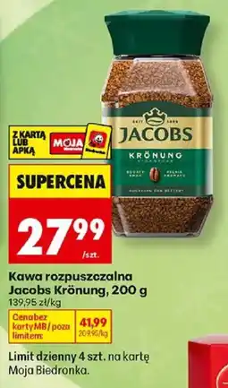 Biedronka Polsko Jacobs kawa rozpuszczalna Krönung nabídka