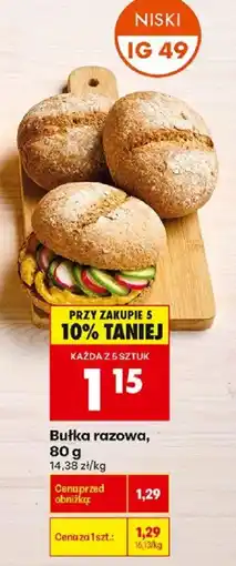 Biedronka Polsko Bułka razowa nabídka