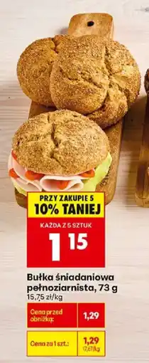 Biedronka Polsko Bułka śniadaniowa pełnoziarnista nabídka