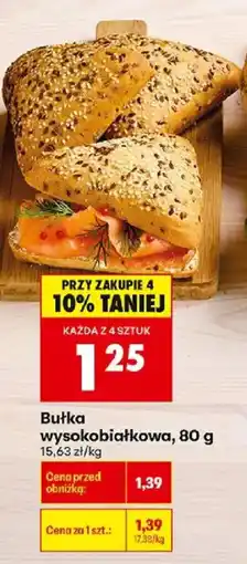 Biedronka Polsko Bułka wysokobiałkowa nabídka