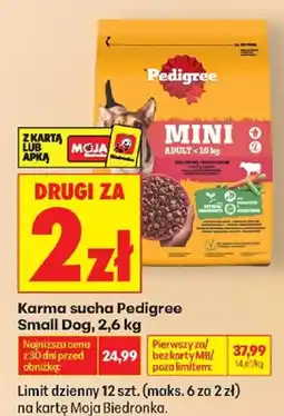 Biedronka Polsko Pedigree Mini Adult < 10 kg nabídka