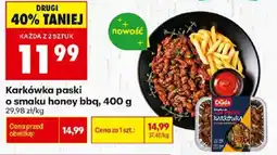 Biedronka Polsko Düda karkówka paski o smaku honey bbq nabídka