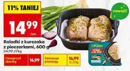Biedronka Polsko BeFoodie roladky z kurczaka z pieczarkami nabídka