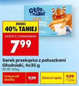 Biedronka Polsko Serek przekąska z paluszkami nabídka