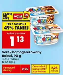 Biedronka Polsko Bakuš serek homogenizowany nabídka