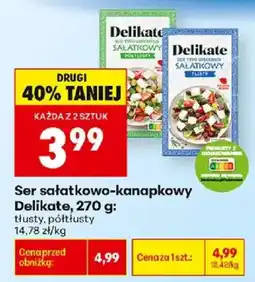 Biedronka Polsko Delikate ser sałatkowo-kanapkowy nabídka