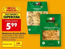 Biedronka Polsko Makaron Gusto Bello nabídka