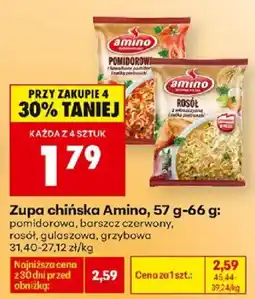 Biedronka Polsko Amino zupa chińska nabídka