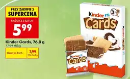 Biedronka Polsko Kinder Cards nabídka