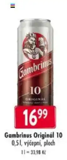 Qanto Gambrinus Original 10 nabídka