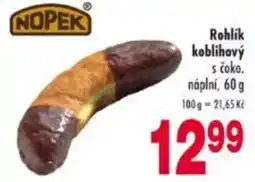 Qanto Nopek rohlík koblihový s čoko. náplní nabídka