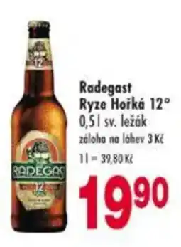Qanto Radegast Ryze Hořká 12° nabídka