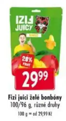 Qanto Izi juicy želé bonbóny nabídka