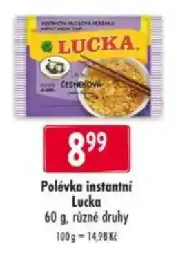 Qanto Lucka polévka instantní nabídka