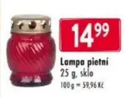 Qanto Lampa pietní nabídka