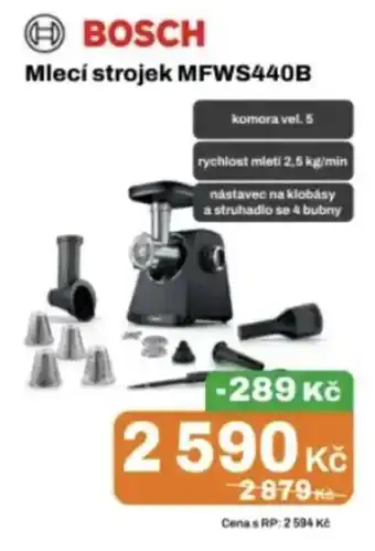 Bosch mlecí strojek mfws440b