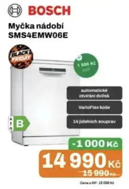 Expert Bosch myčka nádobí sms4emw06e nabídka