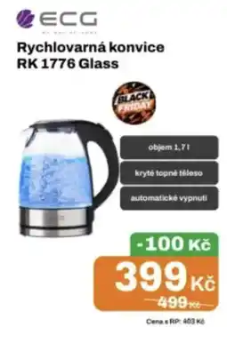 Expert Ecg rychlovarná konvice rk 1776 glass nabídka