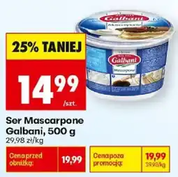 Biedronka Polsko Galbani ser mascarpone nabídka