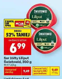 Biedronka Polsko Światowid ser żółty liliput nabídka