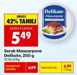 Biedronka Polsko Delikate Mascarpone nabídka