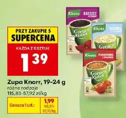 Biedronka Polsko Zupa Knorr nabídka