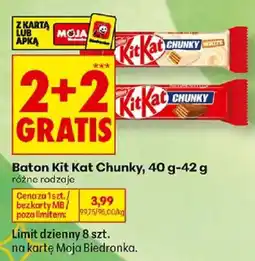 Biedronka Polsko Kit Kat Chunky nabídka