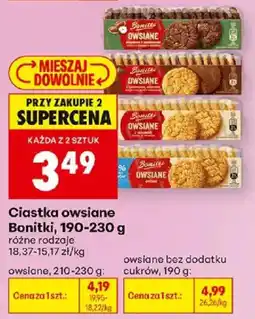 Biedronka Polsko Bonitki ciastka owsiane nabídka
