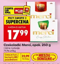 Biedronka Polsko Czekoladki Merci nabídka