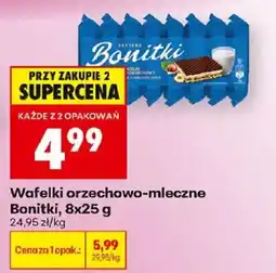 Biedronka Polsko Bonitki wafelki orzechowo-mleczne nabídka