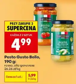 Biedronka Polsko Pesto Gusto Bello nabídka