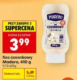 Biedronka Polsko Madero sos czosnkowy nabídka