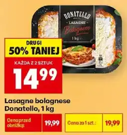 Biedronka Polsko Donatello lasagne bolognese nabídka