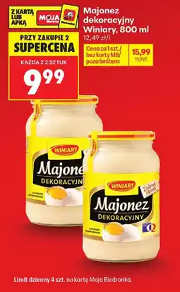 Biedronka Polsko Winiary majonez dekoracyjny nabídka