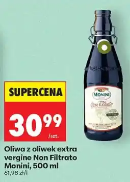 Biedronka Polsko Monini oliwa z oliwek extra vergine Non Filtrato nabídka