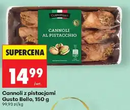 Biedronka Polsko Gusto Bello cannoli z pistacjami nabídka