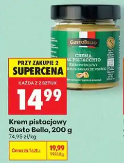 Biedronka Polsko Gusto Bello krem pistacjowy nabídka