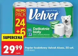 Biedronka Polsko Velvet papier toaletowy Aloes nabídka