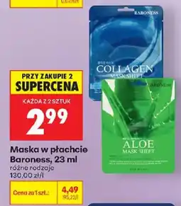 Biedronka Polsko Baroness maska w płachcie nabídka