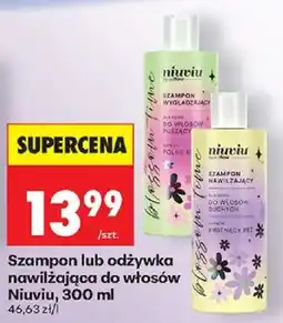 Biedronka Polsko Niuviu szampon lub odżywka nawilżająca do włosów nabídka