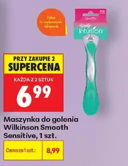 Biedronka Polsko Intuition Maszynka do golenia Wilkinson Smooth Sensitive nabídka