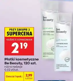 Biedronka Polsko Be Beauty płatki kosmetyczne nabídka