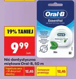Biedronka Polsko Nić dentystyczna miętowa Oral-B nabídka