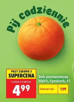 Biedronka Polsko Sok pomarańcza 100% Tymbark nabídka