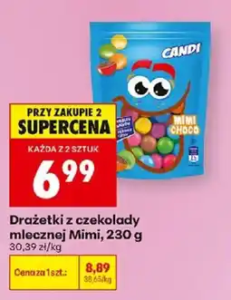 Biedronka Polsko Candi dražetky z čekolady mlečnej Mimi nabídka