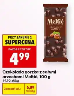 Biedronka Polsko Meltié Czekolada gorzka z całymi orzechami nabídka