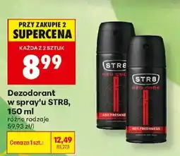 Biedronka Polsko Str8 dezodorant nabídka