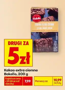 Biedronka Polsko Bakello kakao extra ciemne nabídka