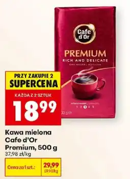 Biedronka Polsko Cafe d'Or kawa mielona Premium nabídka