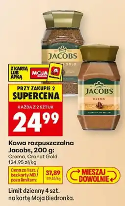 Biedronka Polsko Jacobs kawa rozpuszczalna nabídka